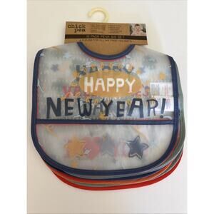 Cutie Pie Babby - Chic Pea 10 Pack Peva Baby Holiday Bib Set NEW